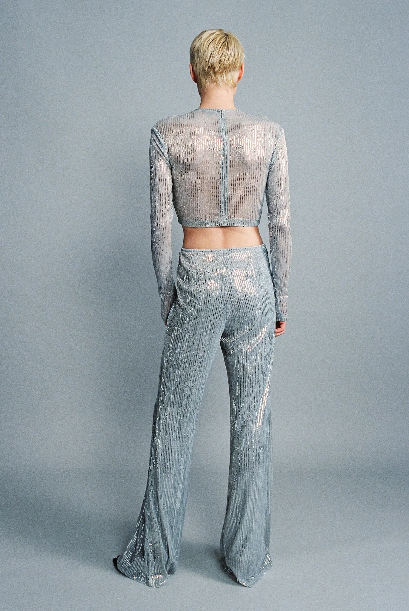 SABINA MUSAYEV Illusion Top - Sky Silver sold by Bonvion product image thumbnail 3