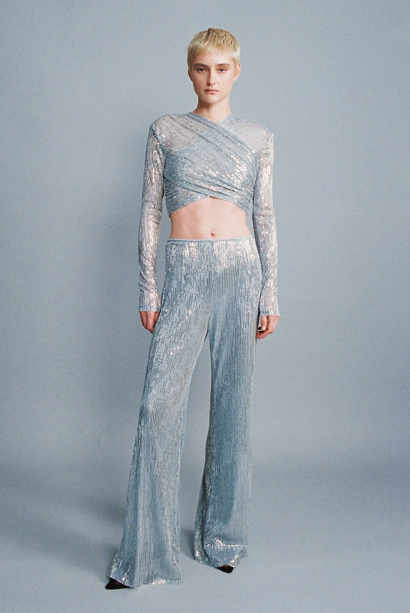 SABINA MUSAYEV Illusion Top - Sky Silver sold by Bonvion product image thumbnail 2