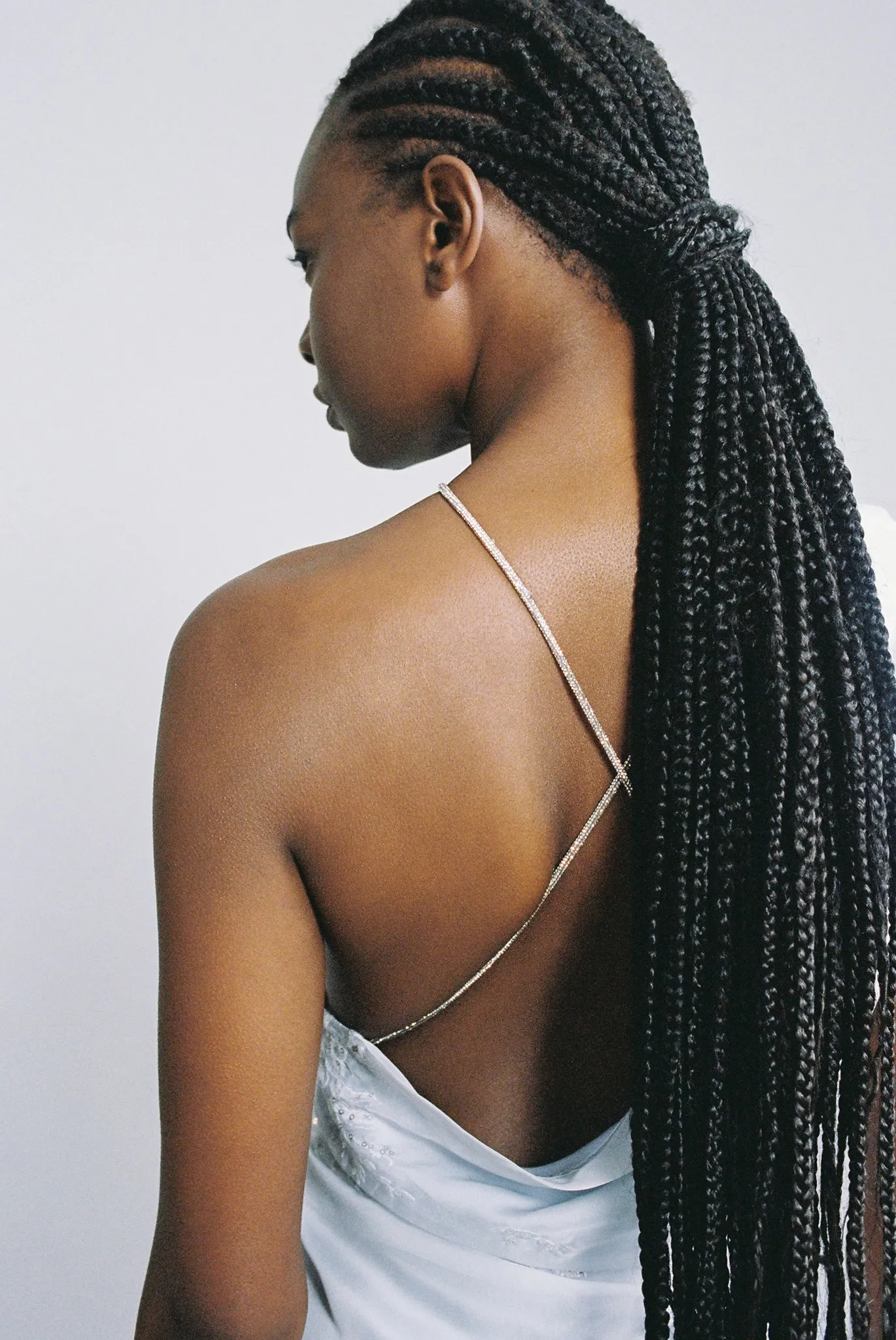 SABINA MUSAYEV Stardust Maxi Dress - Ice Blue sold by Bonvion product image thumbnail 2