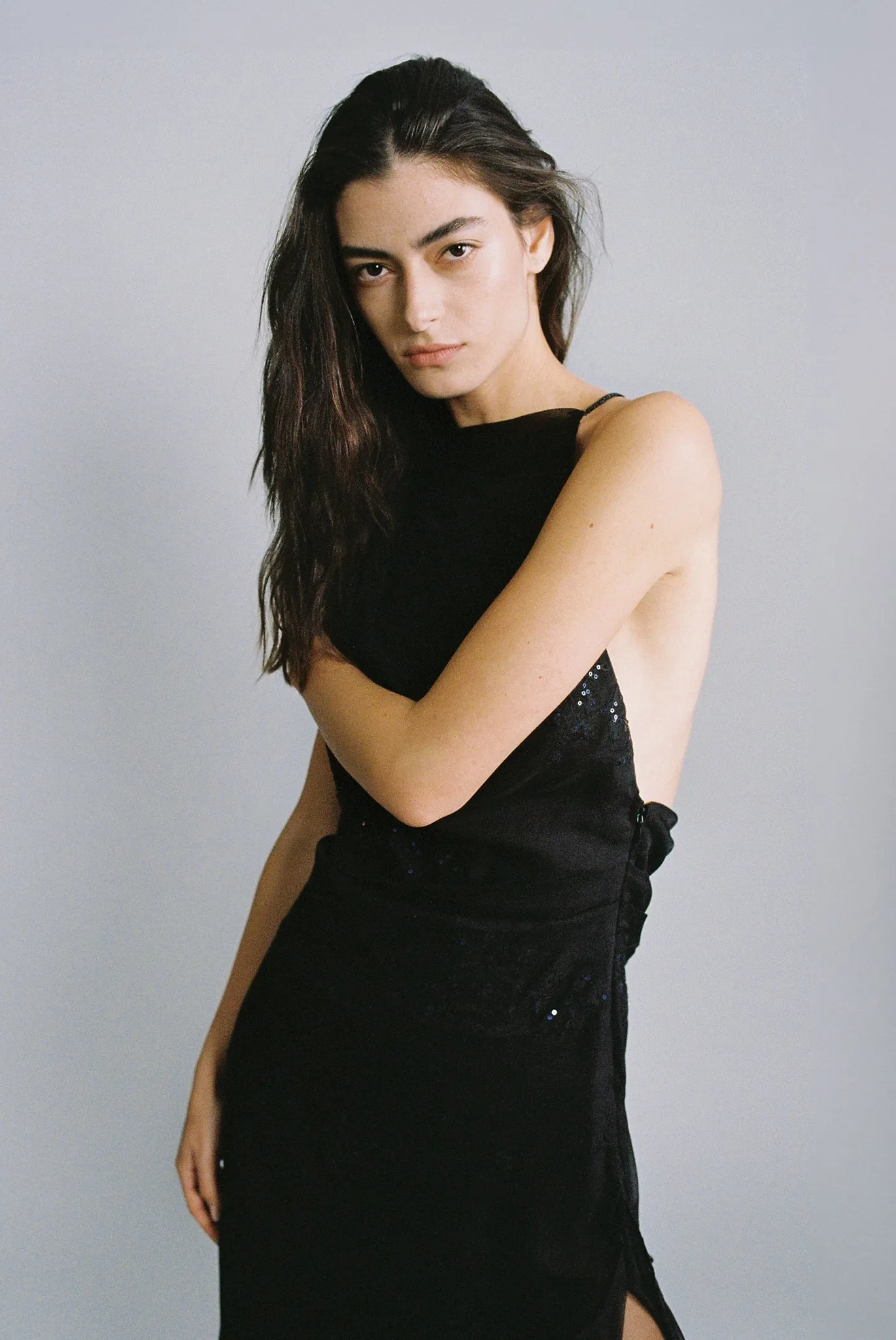 SABINA MUSAYEV Stardust Maxi Dress - Black sold by Bonvion product image thumbnail 2