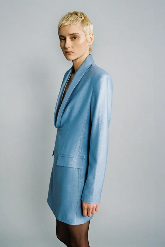 SABINA MUSAYEV Equinox Mini Dress - Sky Blue sold by Bonvion