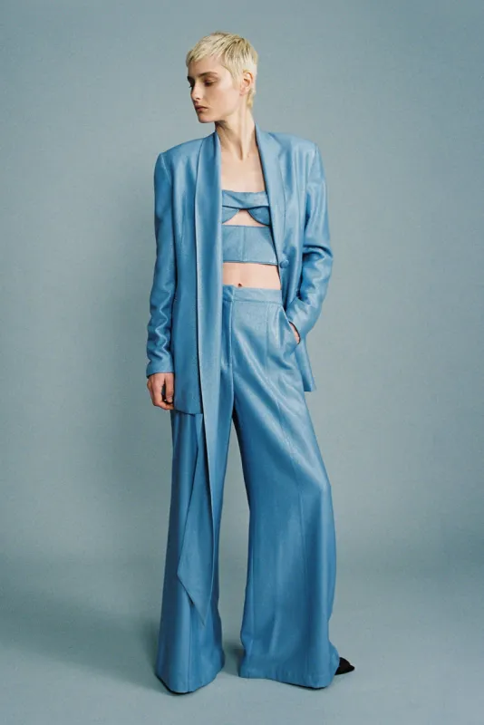 SABINA MUSAYEV Pixel Pants - Sky Blue sold by Bonvion