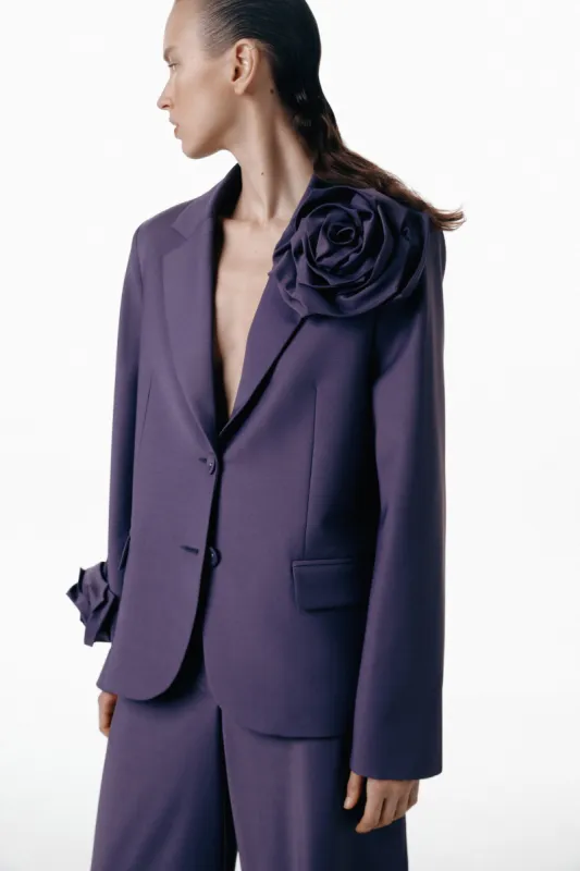 SANTA Jacket with Flowers - Purple sold by Bonvion