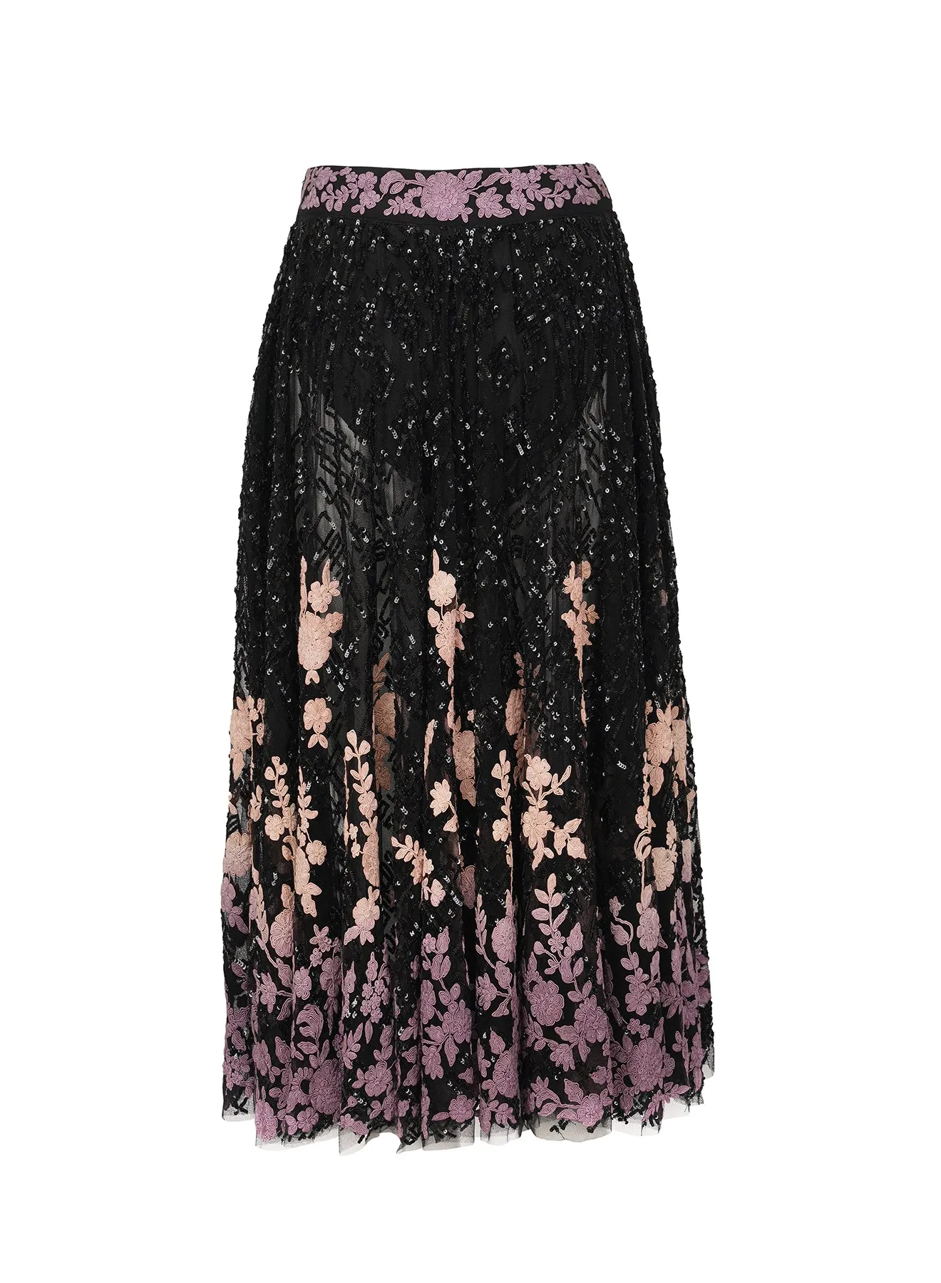 LA FUORI Gwen ombre midi skirt sold by Bonvion product image thumbnail 4