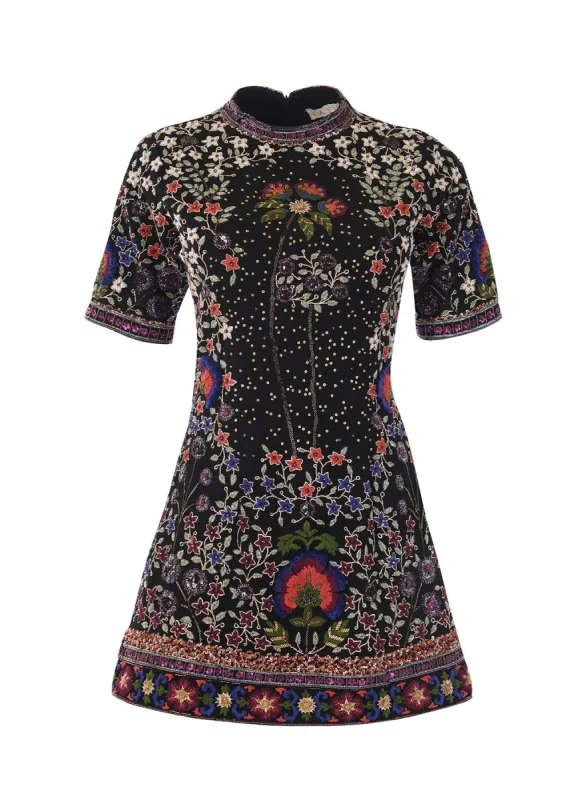 LA FUORI Noir garden dress - Black sold by Bonvion