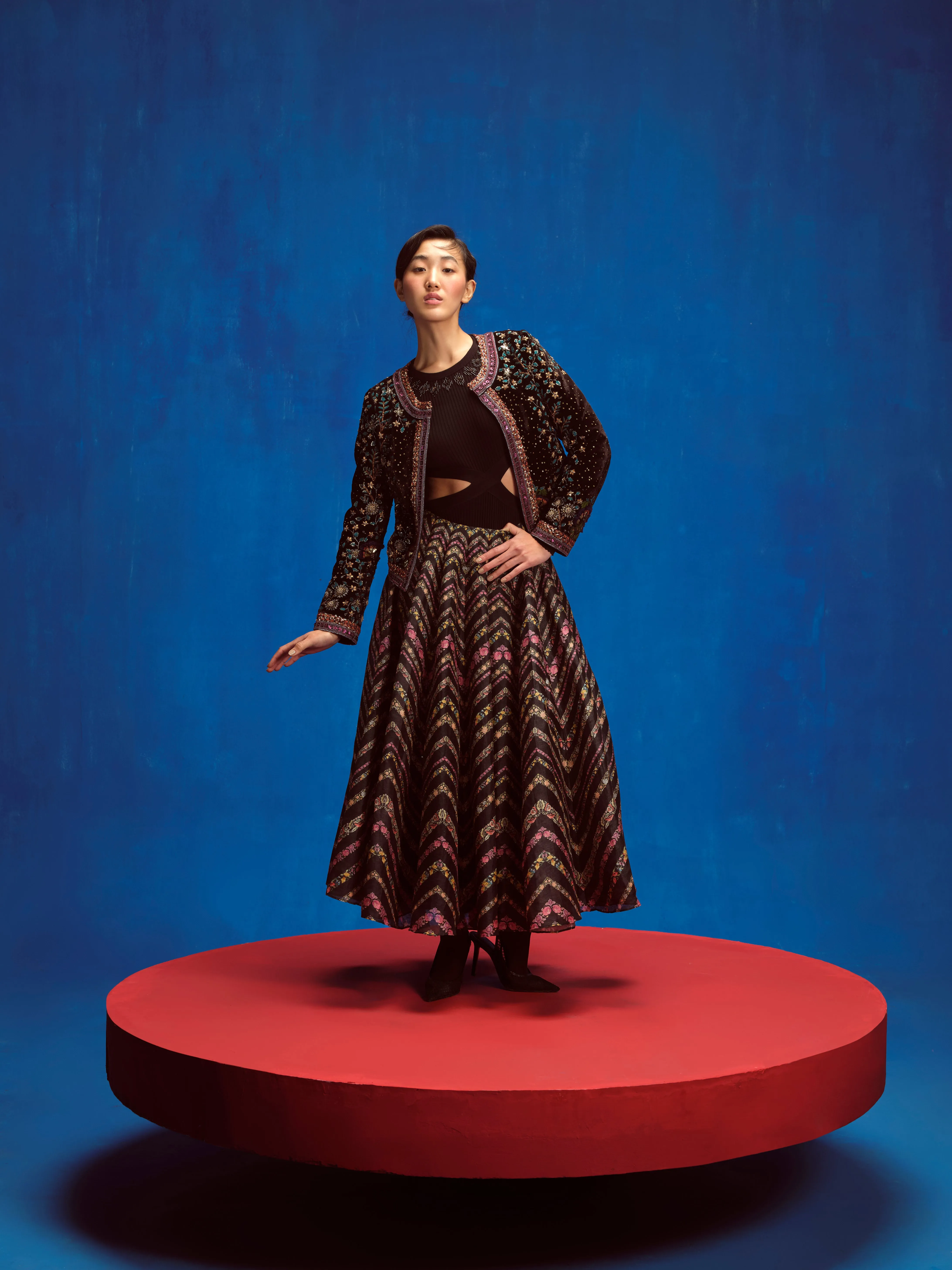 LA FUORI Kessa midi skirt sold by Bonvion product image thumbnail 5