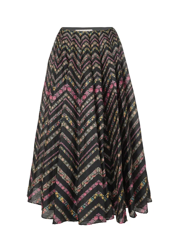 LA FUORI Kessa midi skirt sold by Bonvion