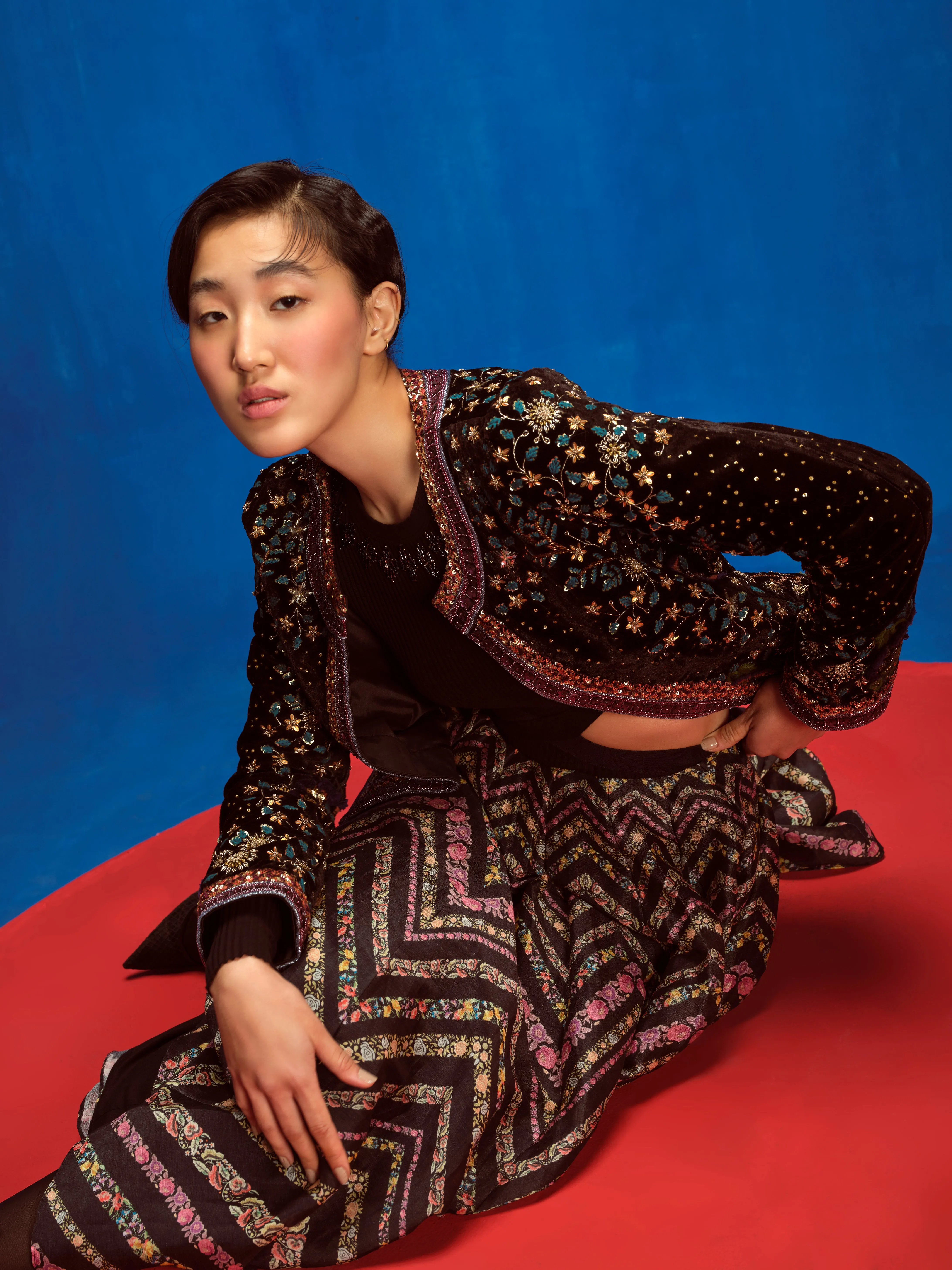 LA FUORI Kessa midi skirt sold by Bonvion product image thumbnail 4