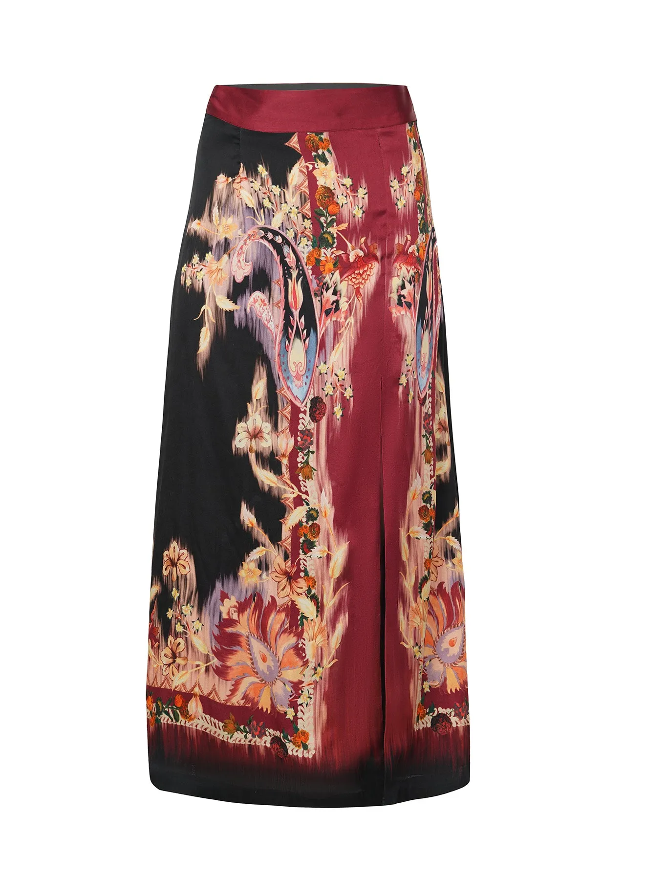 LA FUORI Dusty trail midi skirt sold by Bonvion