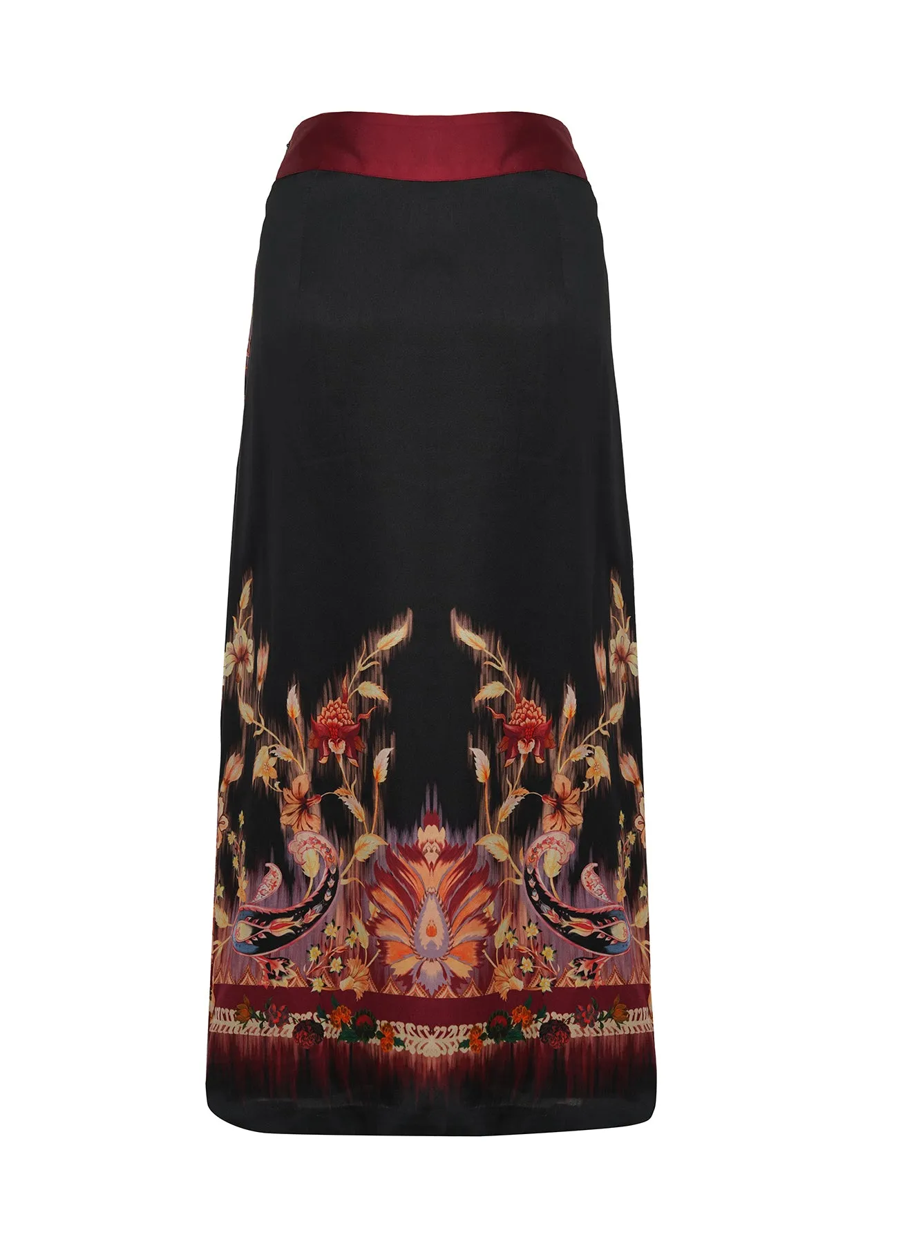 LA FUORI Dusty trail midi skirt sold by Bonvion product image thumbnail 3