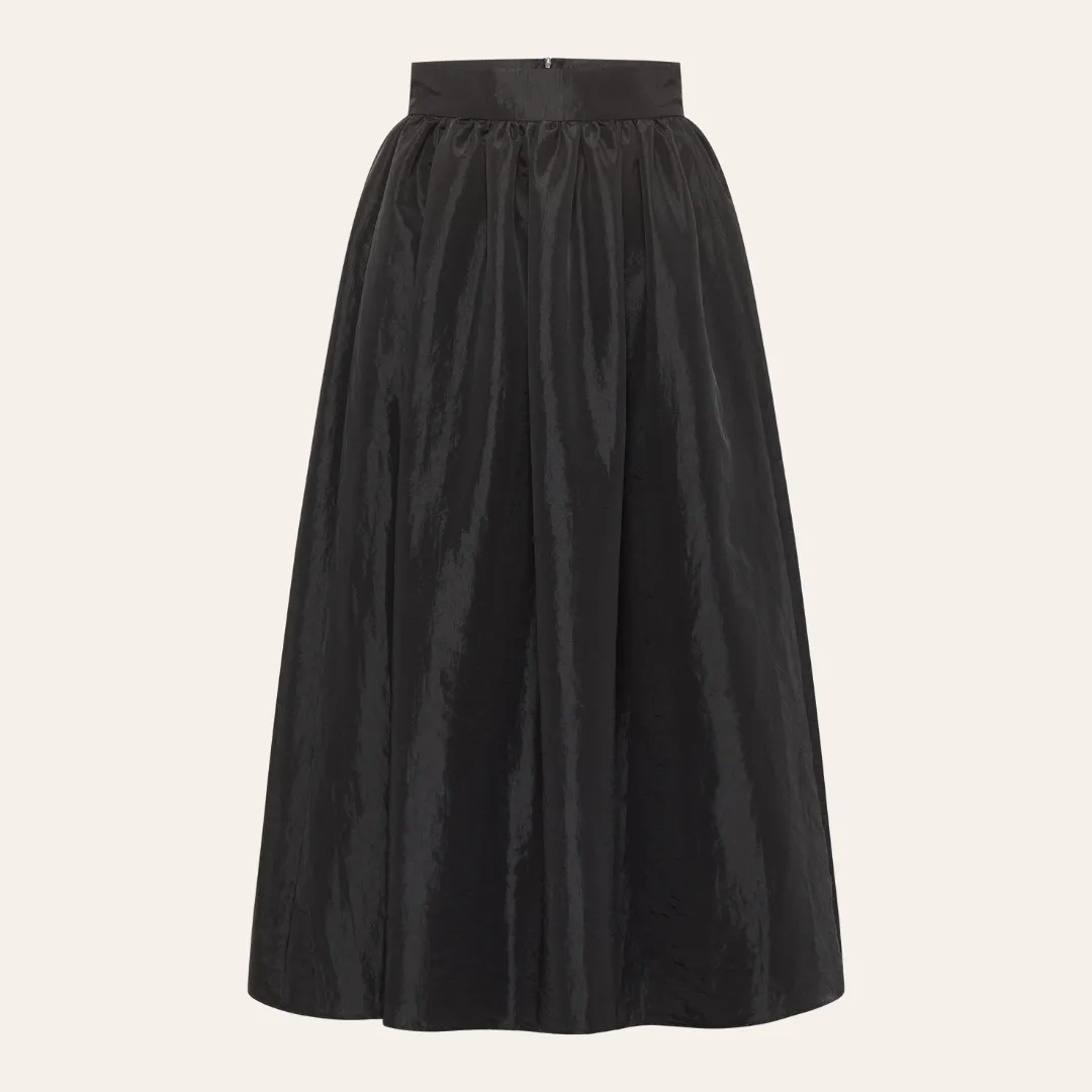 EHE Apparel Valentina Maxi Skirt - Black sold by Bonvion