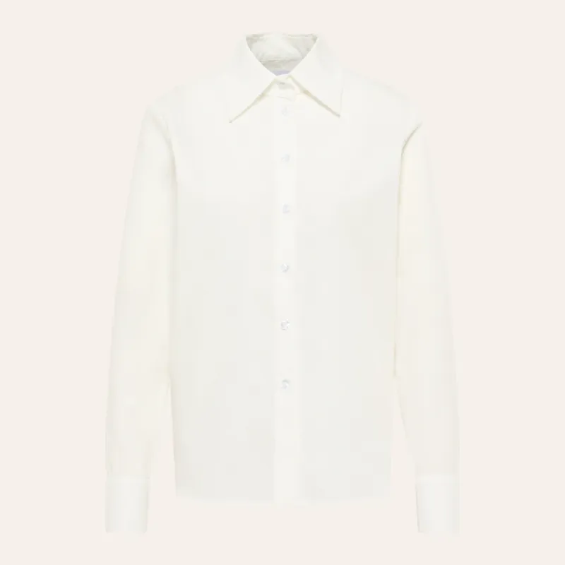 EHE Apparel Elena Oxford Shirt - White sold by Bonvion