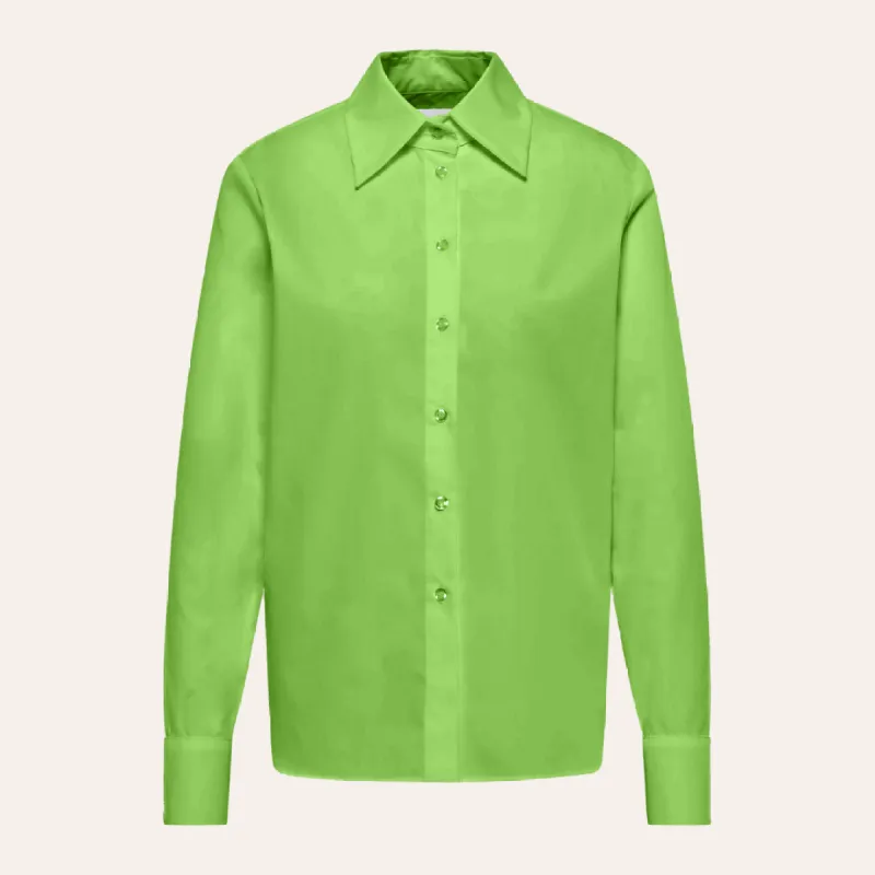 EHE Apparel Elena Oxford Shirt - Green sold by Bonvion
