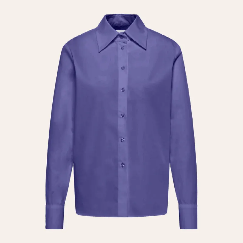 EHE Apparel Elena Oxford Shirt - Lilac sold by Bonvion