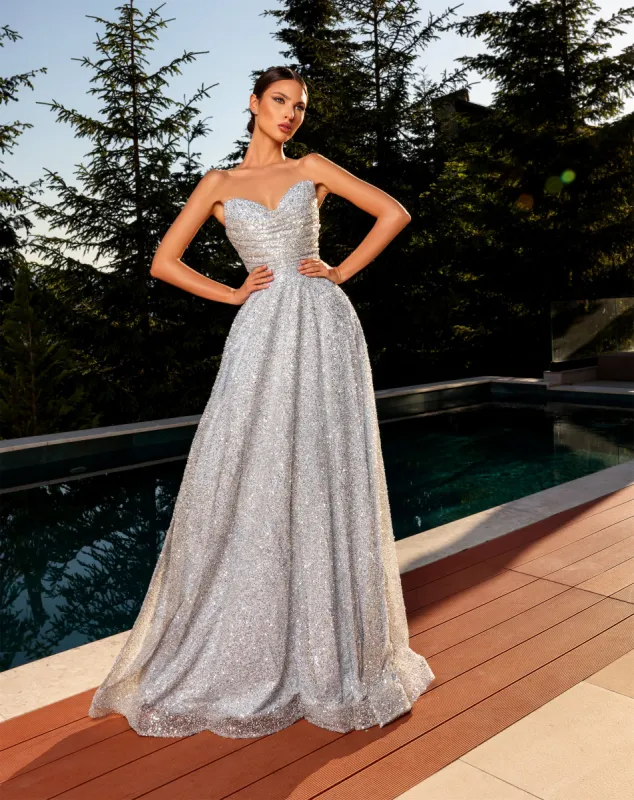 NICOLETTA Monica Gown - Ice Blue sold by Bonvion
