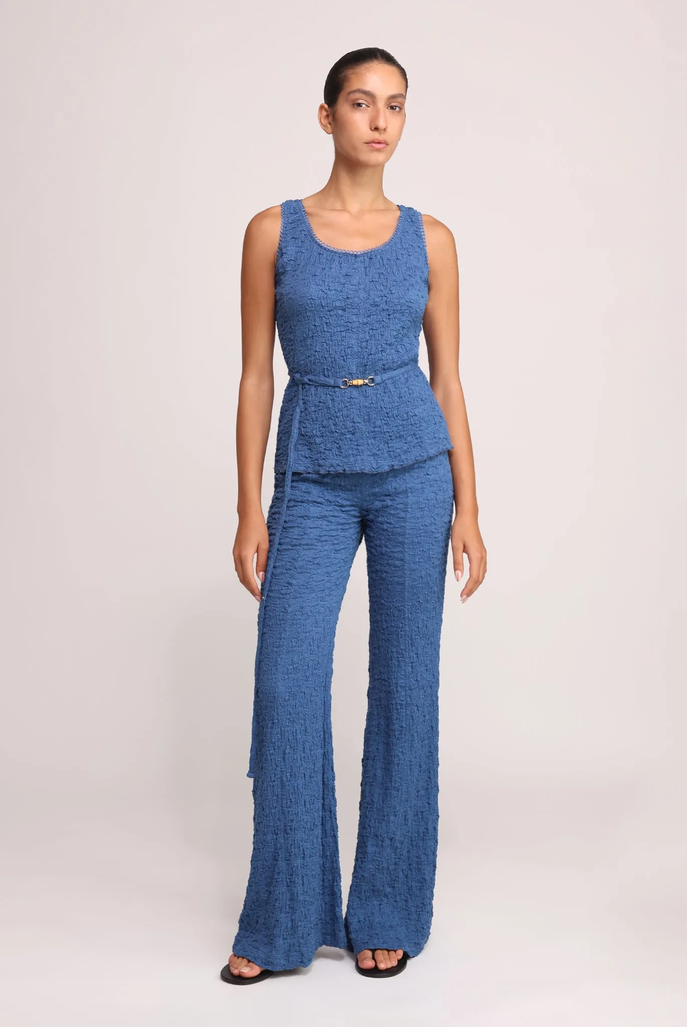 SABINA MUSAYEV Orson Pants - Navy sold by Bonvion