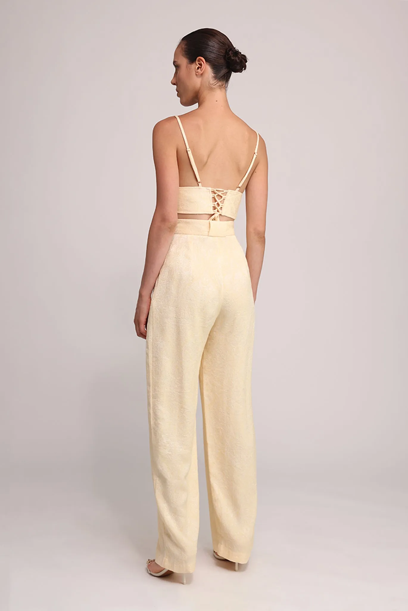 SABINA MUSAYEV Cameron Pants - Pastel Yellow sold by Bonvion product image thumbnail 3