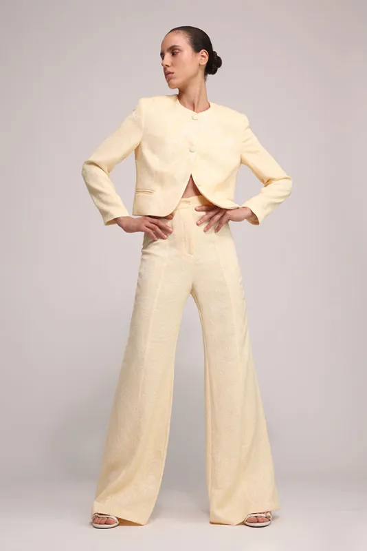 SABINA MUSAYEV Brice Pants - Pastel Yellow sold by Bonvion