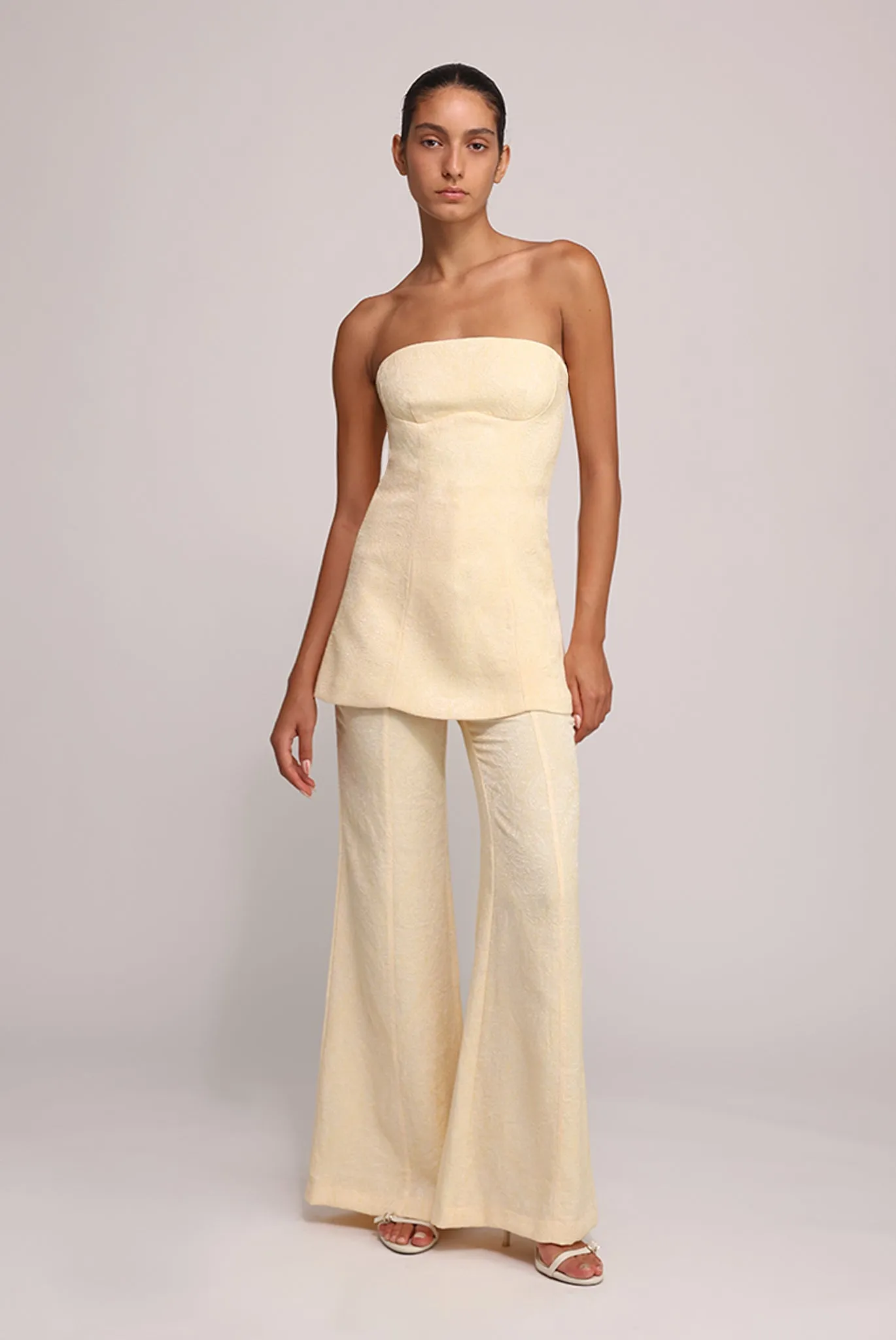 SABINA MUSAYEV Claro Top - Pastel Yellow sold by Bonvion product image thumbnail 3