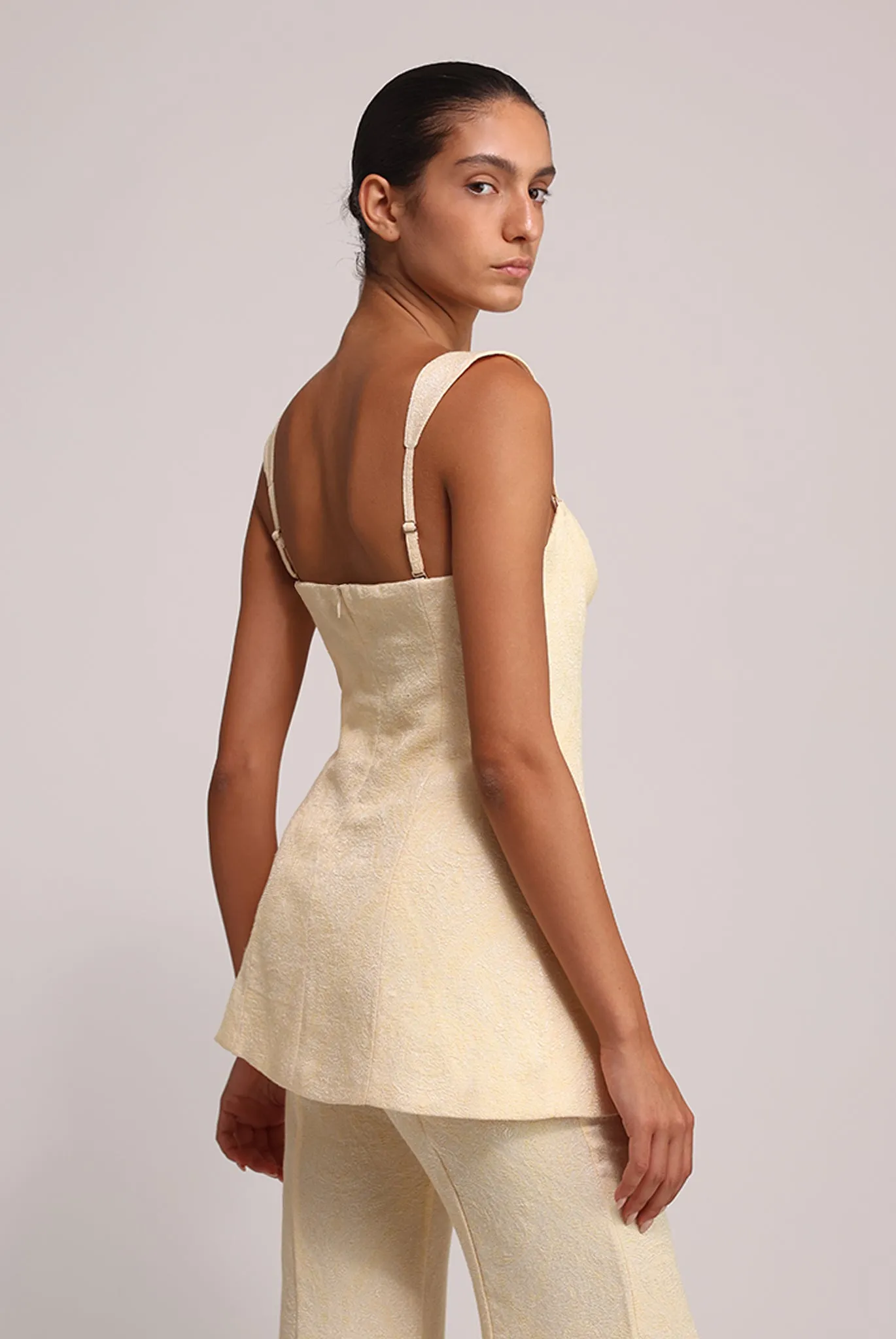 SABINA MUSAYEV Claro Top - Pastel Yellow sold by Bonvion product image thumbnail 4