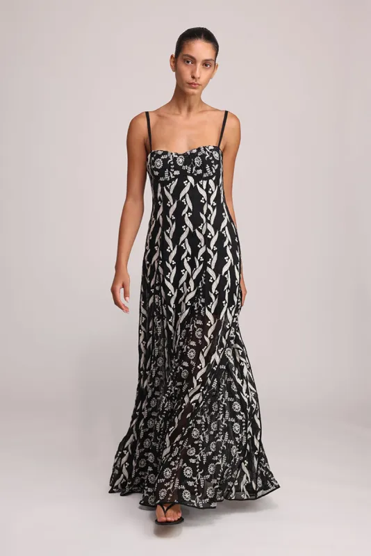 SABINA MUSAYEV Aliani Dress - Black sold by Bonvion