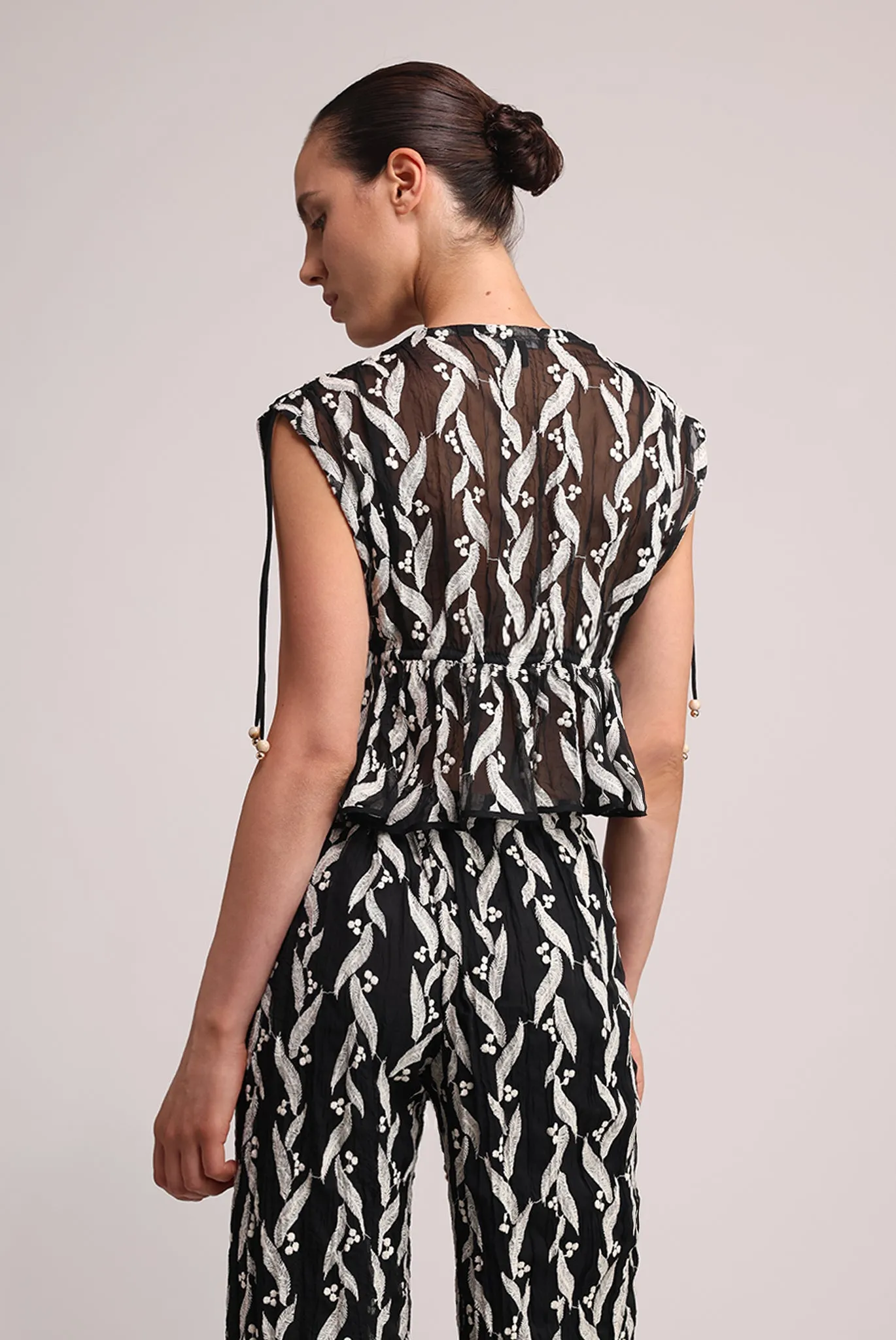 SABINA MUSAYEV Stone Top - Black sold by Bonvion product image thumbnail 2