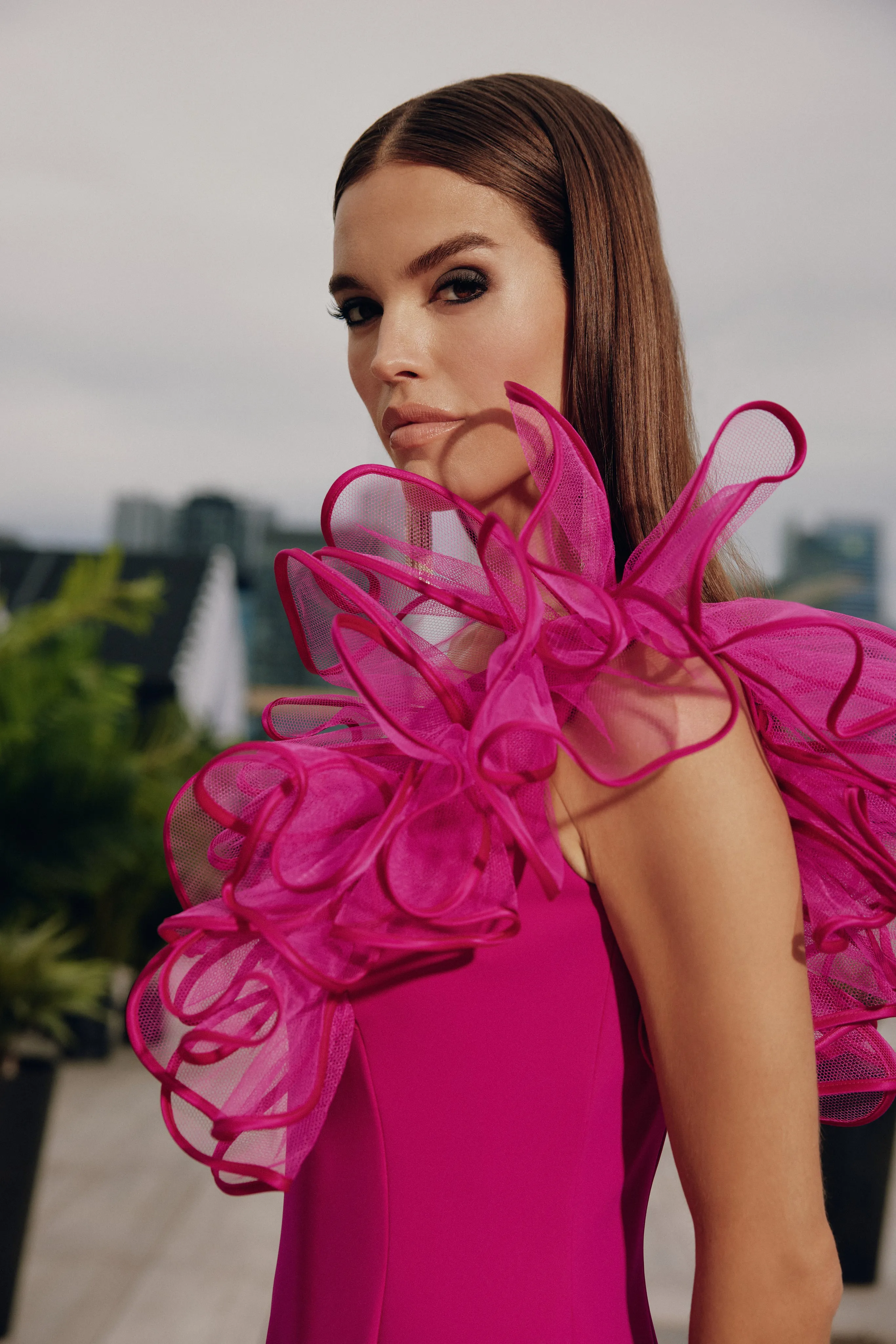 FRASCARA Paris Gown - Pink Rose sold by Bonvion product image thumbnail 3
