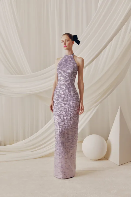 AUDREY+BROOKS Alaia Gown - Lavender sold by Bonvion