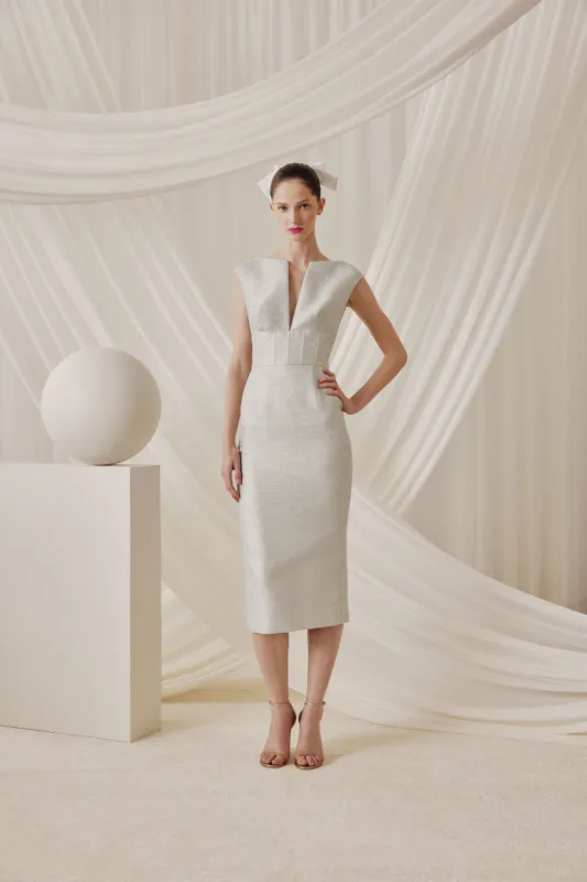 AUDREY+BROOKS Margot Gown - Ice Blue sold by Bonvion