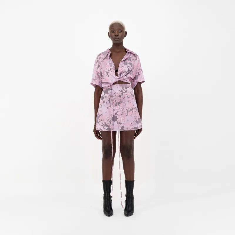 ÚCHÈ Floral Skirt - Lilac sold by Bonvion