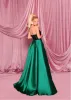 NICOLETTA Eleanor Gown - Black/Emerald sold by Bonvion