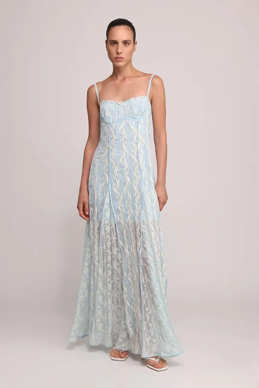 SABINA MUSAYEV Aliani Dress - Aqua sold by Bonvion