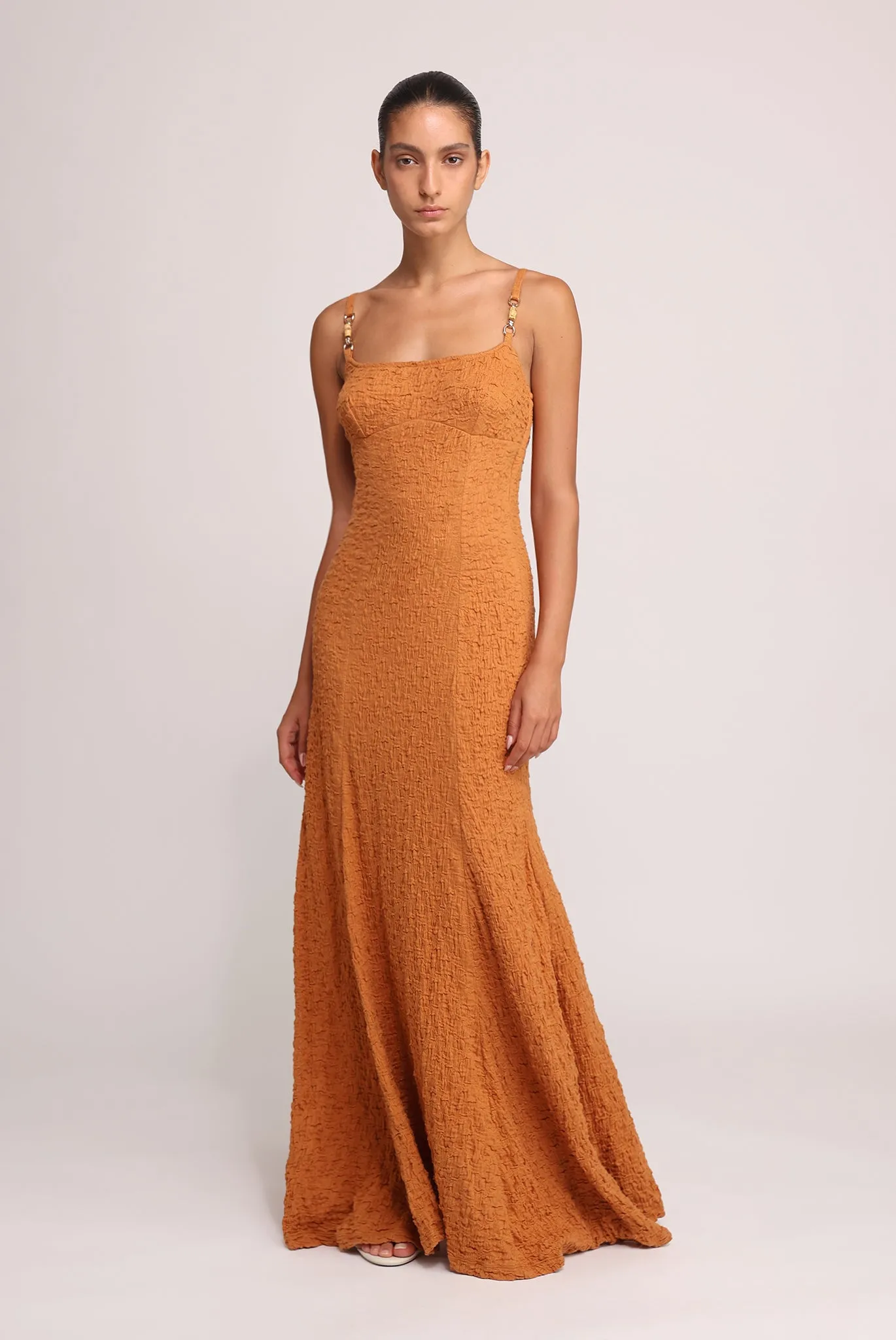 SABINA MUSAYEV Kosmo Dress - Rust sold by Bonvion