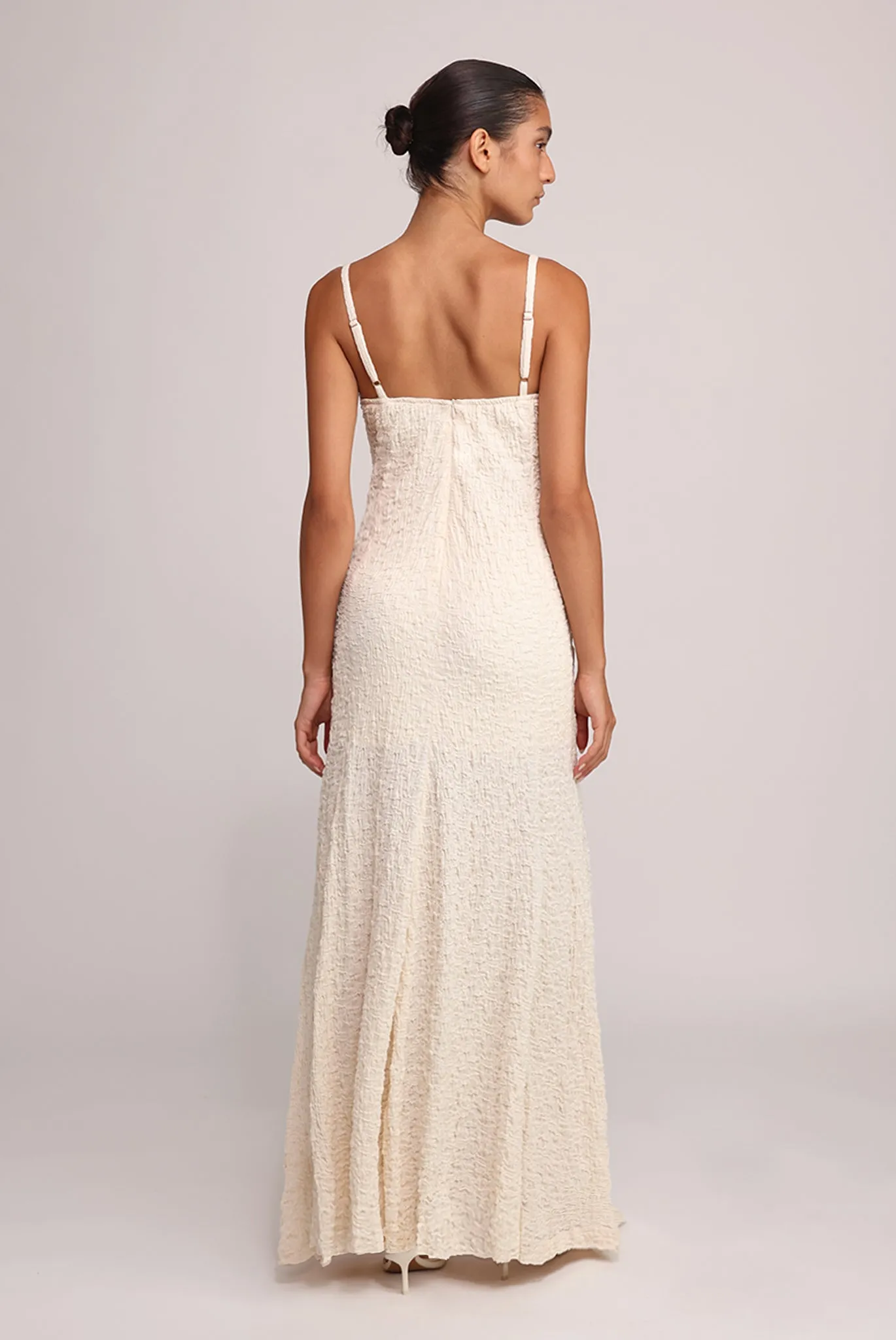 SABINA MUSAYEV Kosmo Dress - Ivory sold by Bonvion product image thumbnail 3