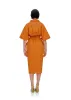 ANDREA IYAMAH Alu Skirt - Canteloupe sold by Bonvion