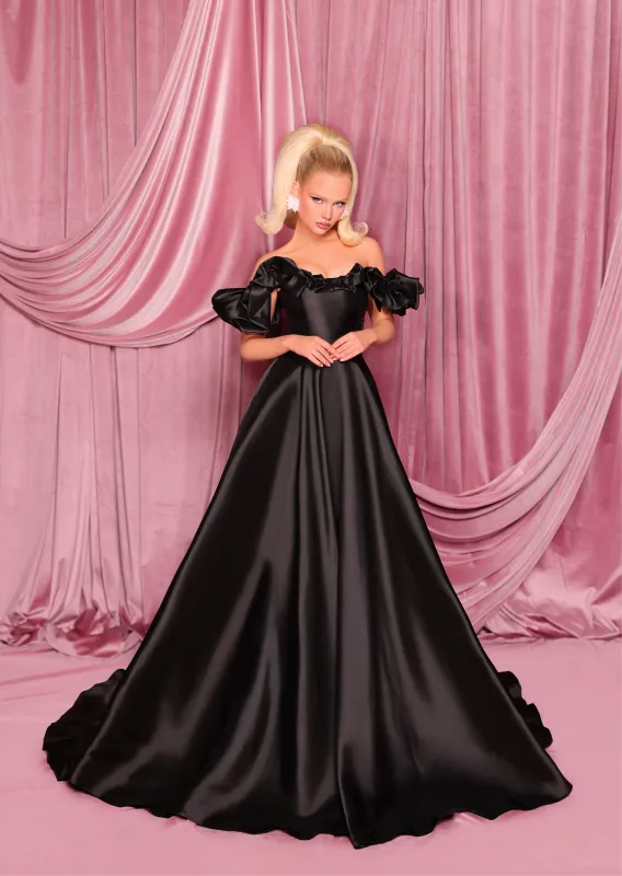 NICOLETTA Luciana Gown - Black sold by Bonvion