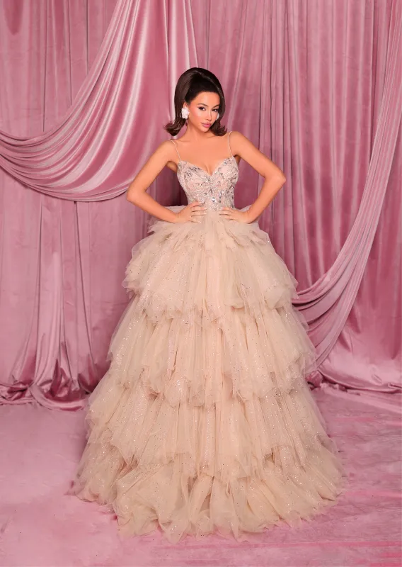 NICOLETTA Andrea Gown - Blush sold by Bonvion