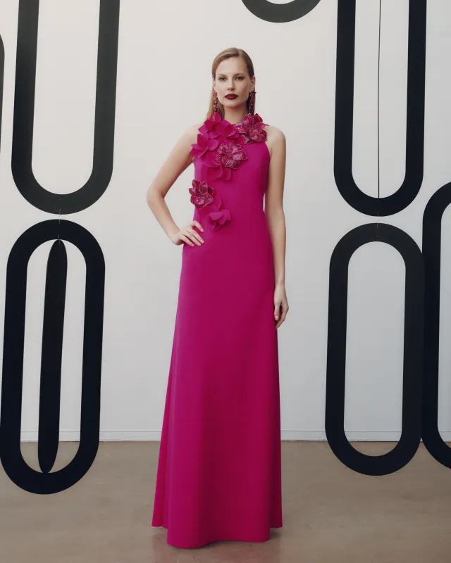 FRASCARA Poppy Gown - Fuchsia sold by Bonvion