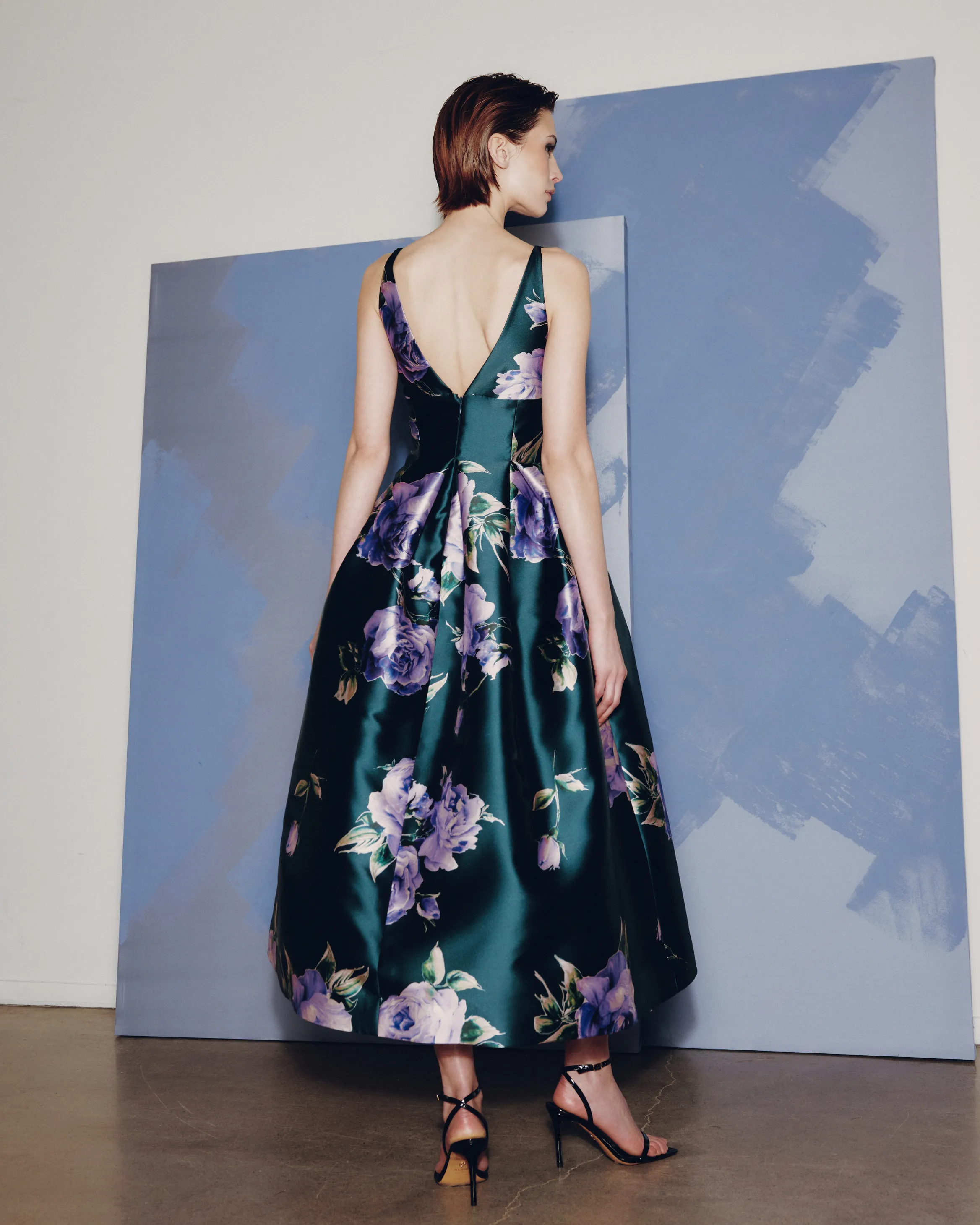 AUDREY+BROOKS Angelica Gown - Navy sold by Bonvion product image thumbnail 2