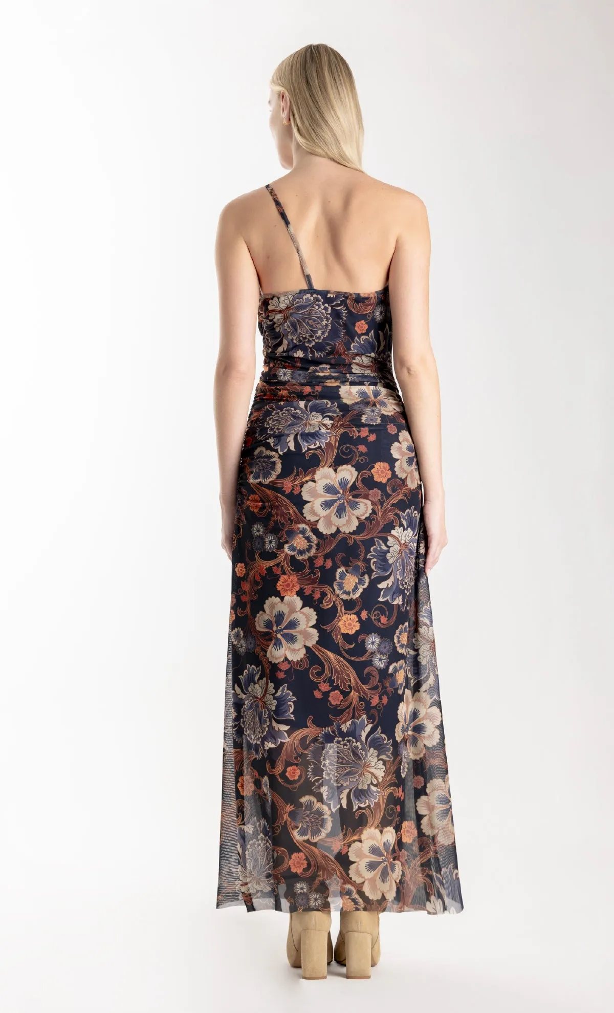 ESPECIA Isatis Dress - Navy/Flower sold by Bonvion product image thumbnail 2