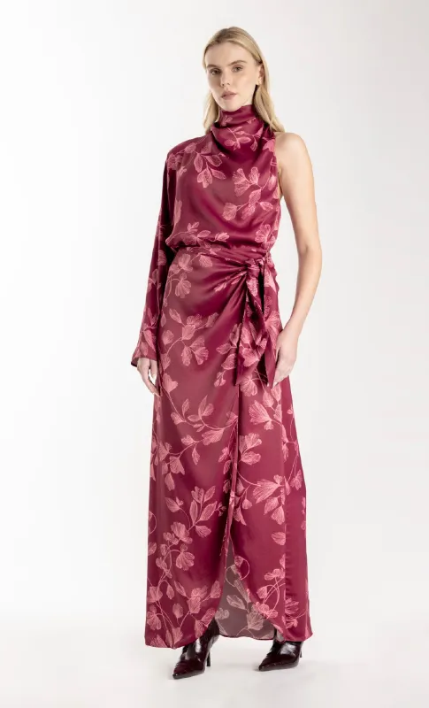 ESPECIA Akebia Skirt - Wine sold by Bonvion