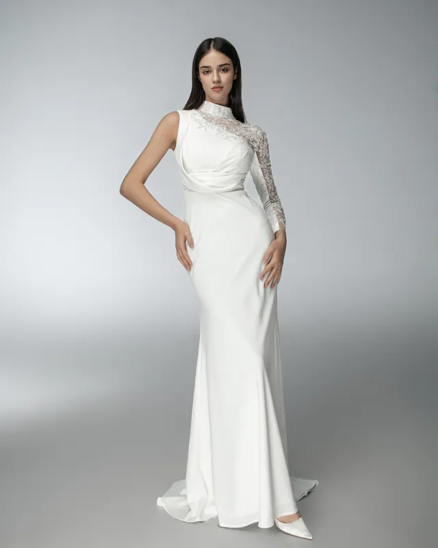 JessieQ Shirley Dress - White sold by Bonvion