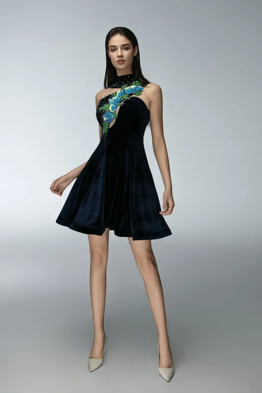 JessieQ Hannah Dress - Navy sold by Bonvion