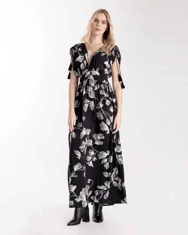 ESPECIA Juliana Dress- Black sold by Bonvion