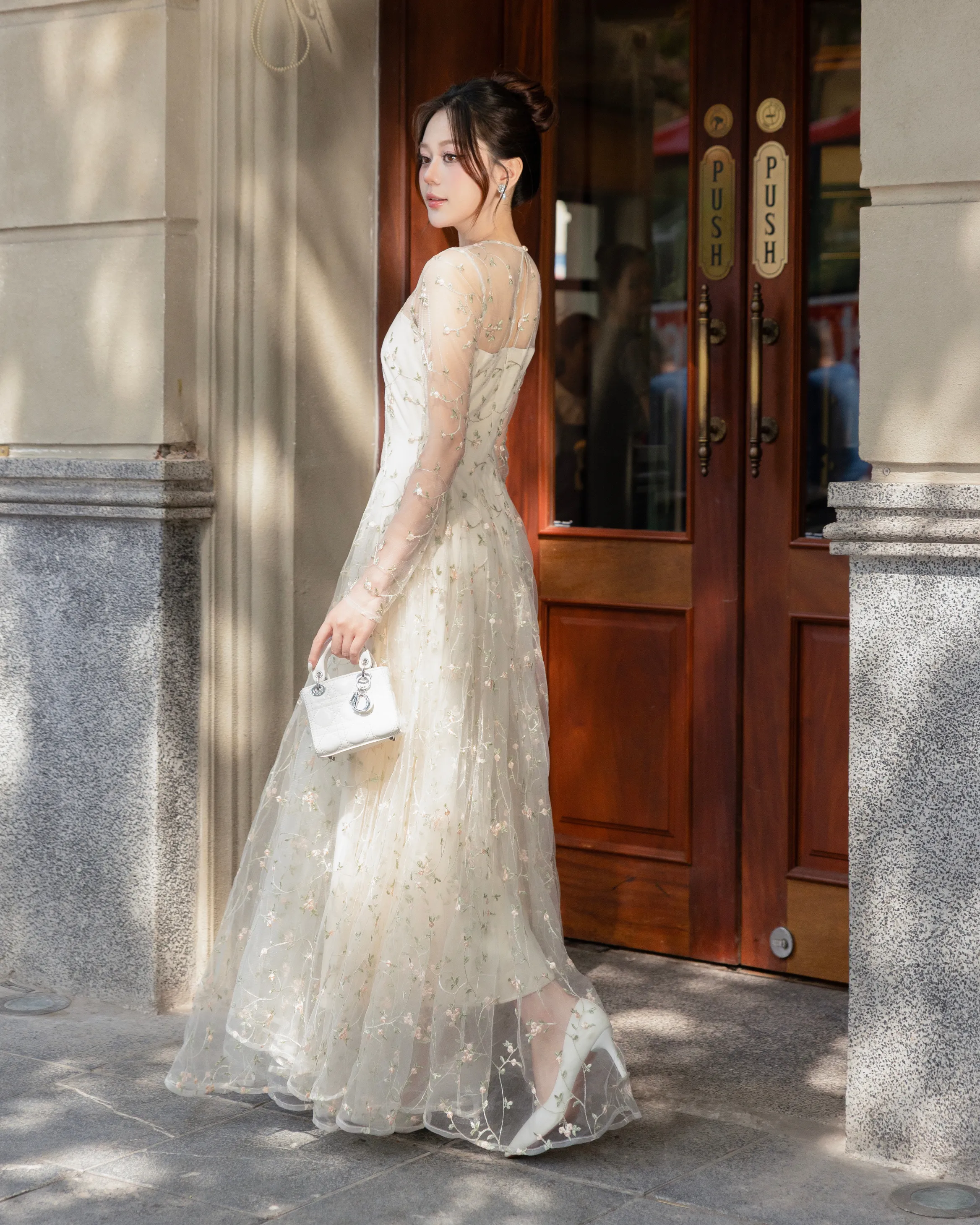 CHITAL Shaikha Gown - Beige sold by Bonvion product image thumbnail 2