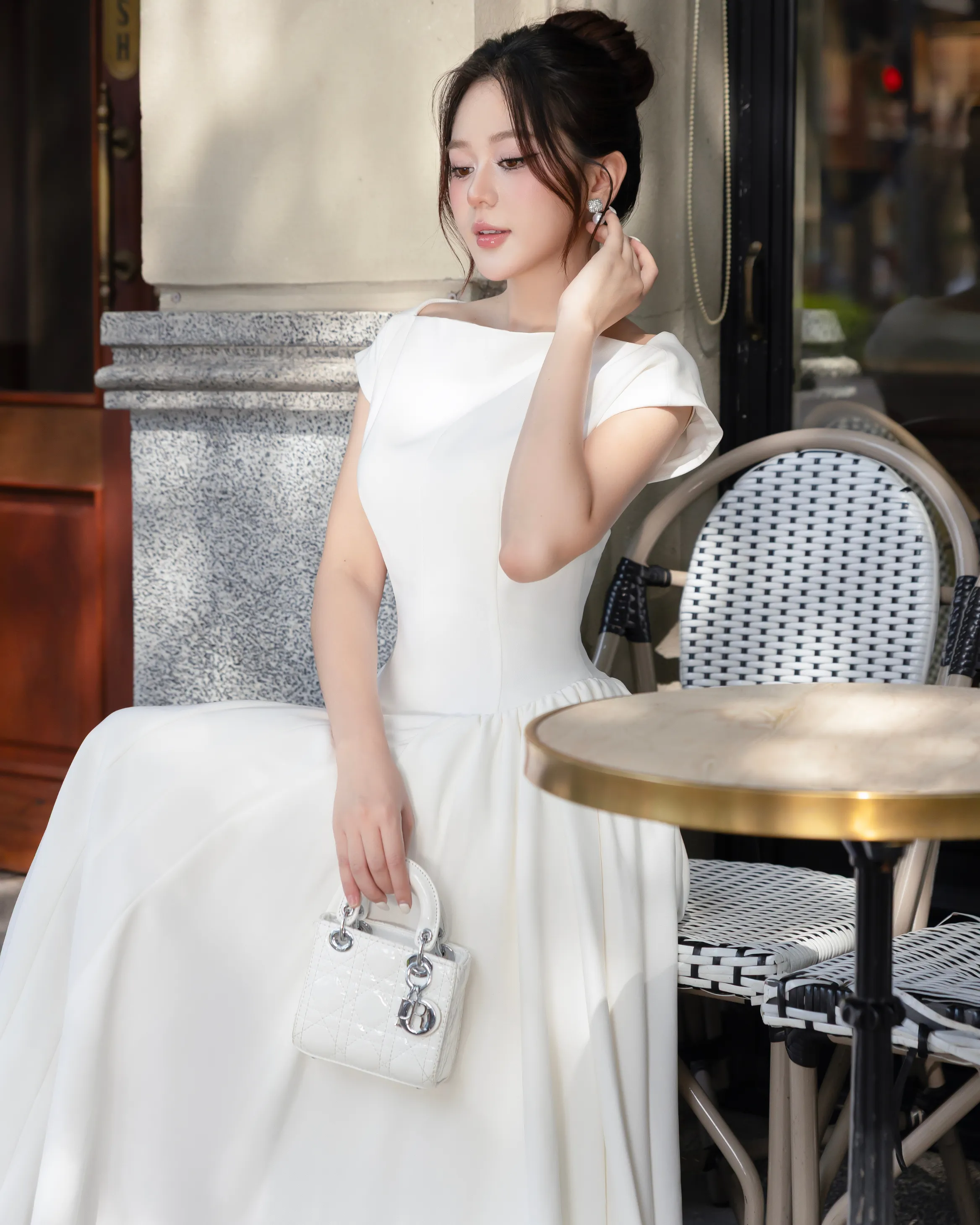 CHITAL Amara Gown - Ivory sold by Bonvion product image thumbnail 4