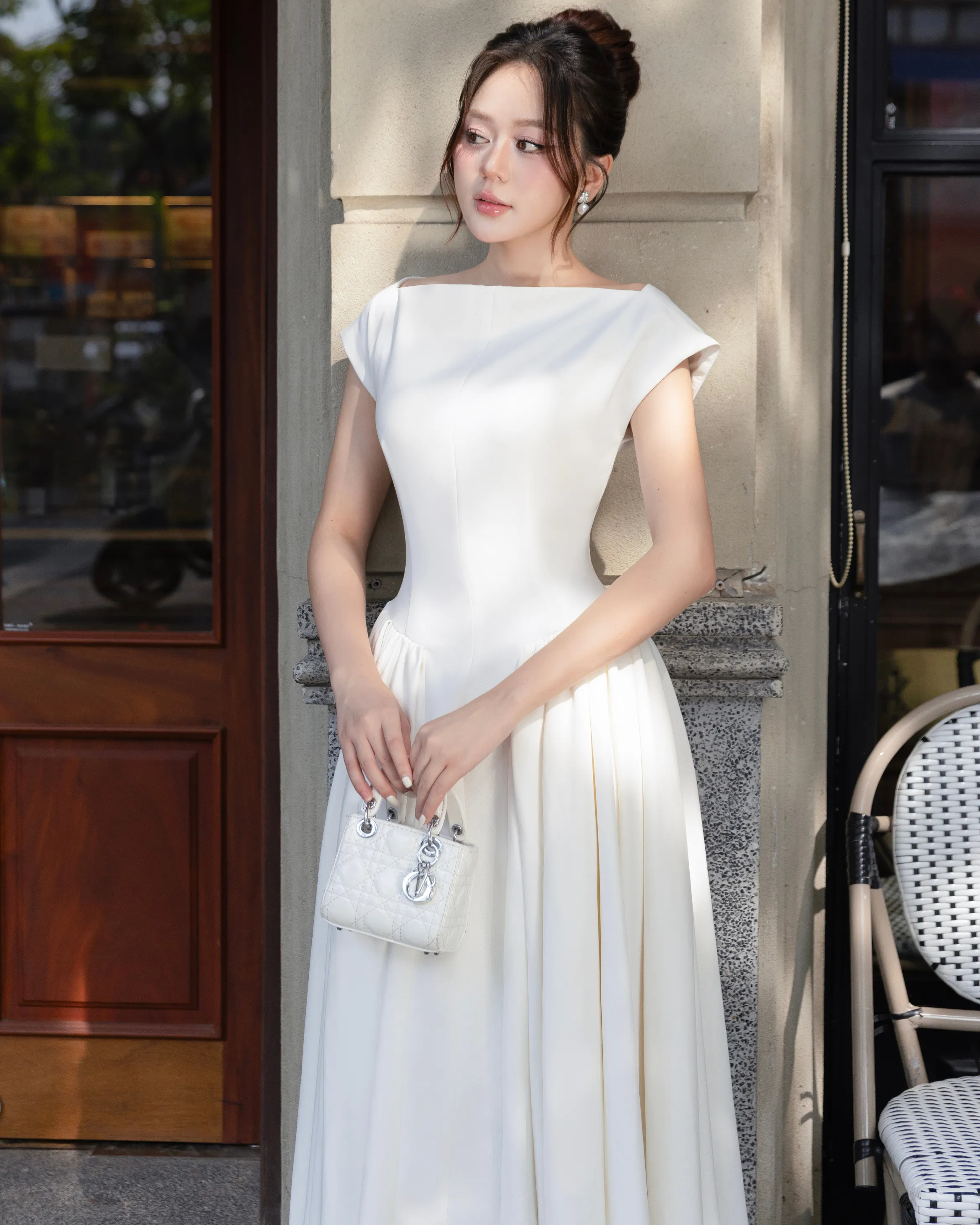 CHITAL Amara Gown - Ivory sold by Bonvion product image thumbnail 3