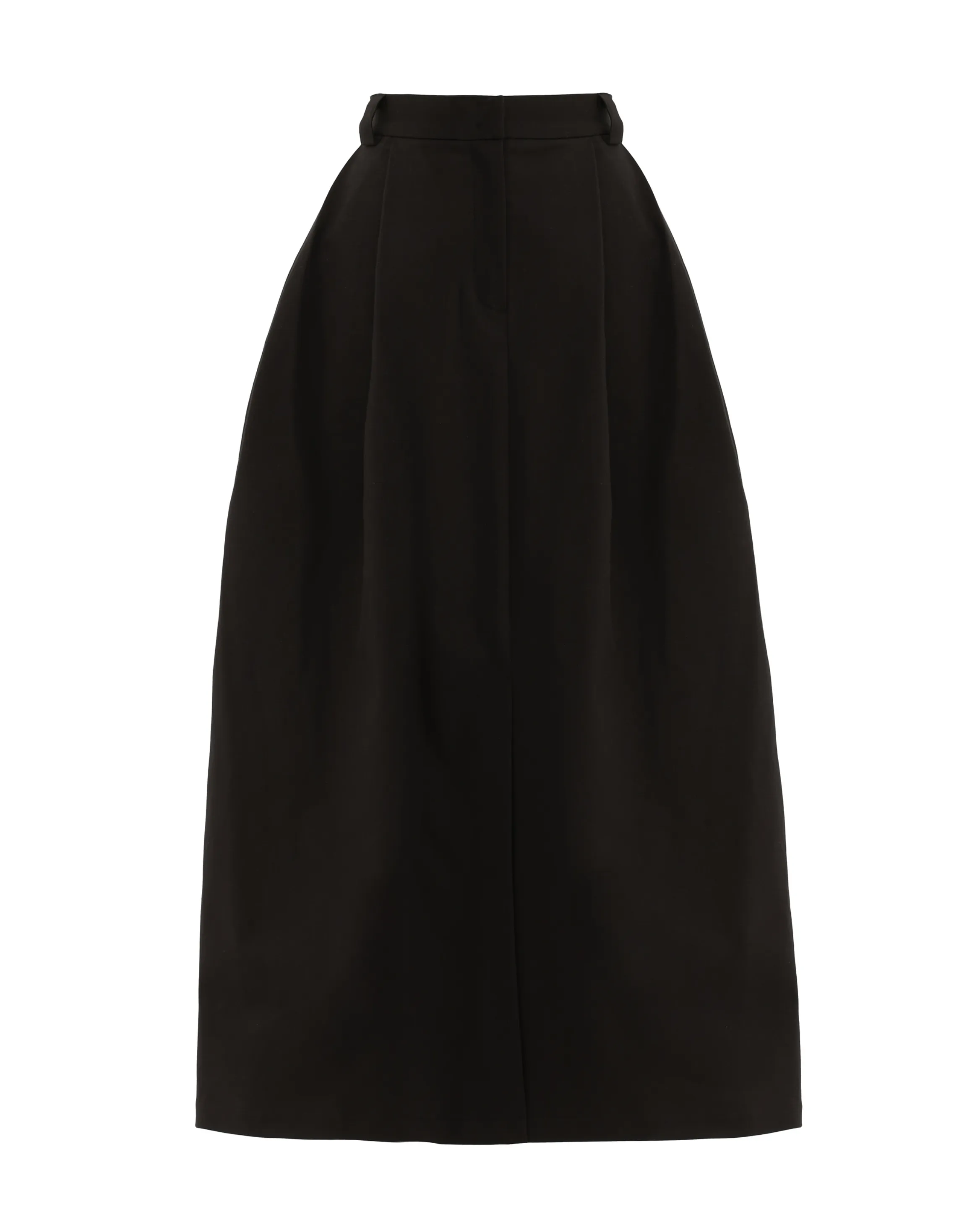 JULIA ALLERT Casual A-Line Maxi Skirt - Black sold by Bonvion