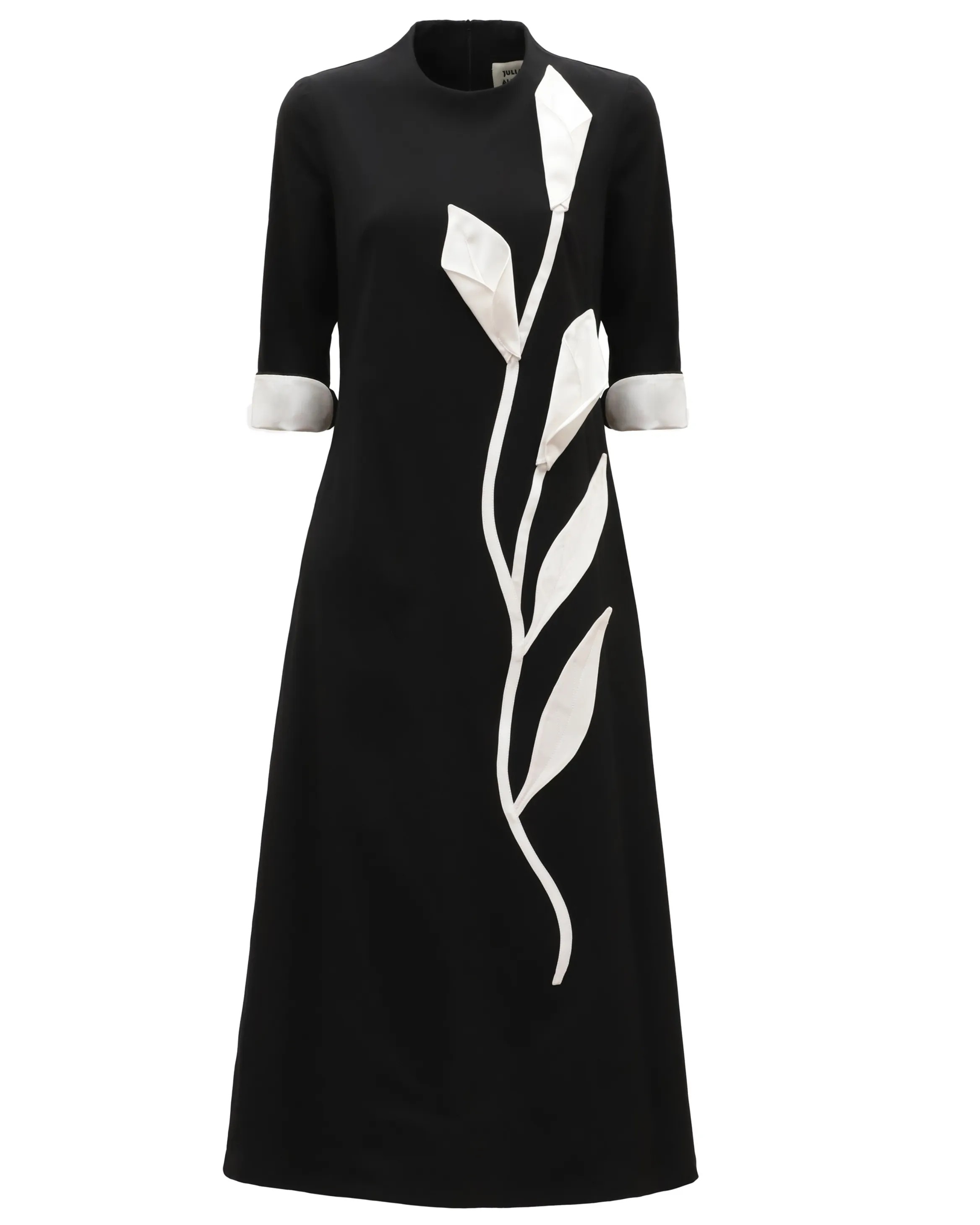 JULIA ALLERT Art-Inspired Midi Dress - Black sold by Bonvion