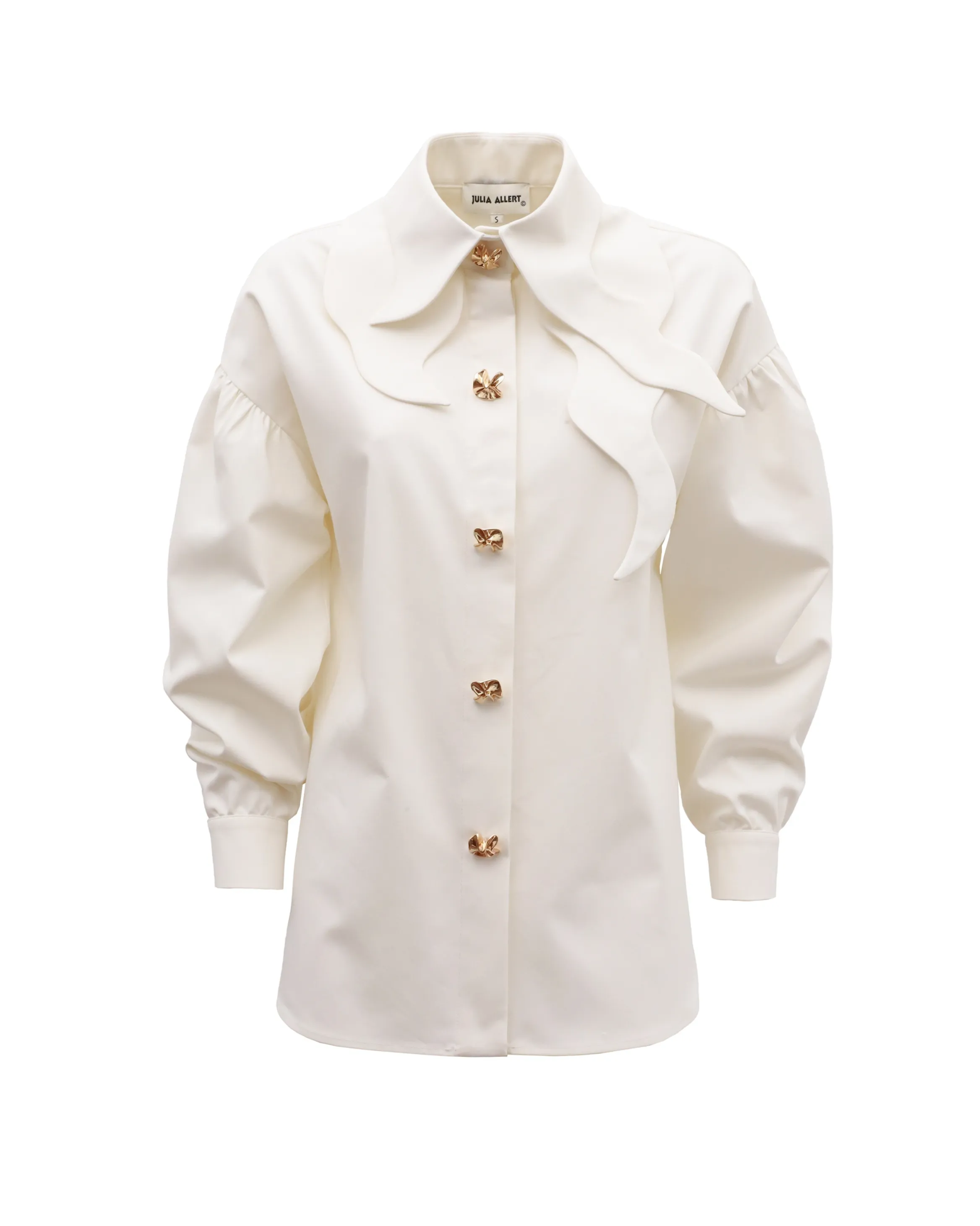 JULIA ALLERT Vintage-Inspired Blouse And Vest Set - Black/Ivory sold by Bonvion product image thumbnail 5
